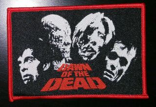 Dawn Of The Dead Woven Patch - Horror Movie George Romero,  Night Living,  Zombies