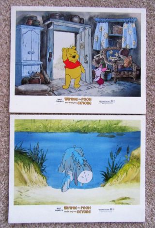 Winnie The Pooh N A Day For Eeyore 1983 Set Of 2lc 