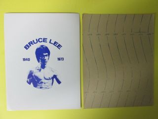 Bruce Lee " Return Of The Dragon " Movie Give - A - Way 1973 - Mini Poster