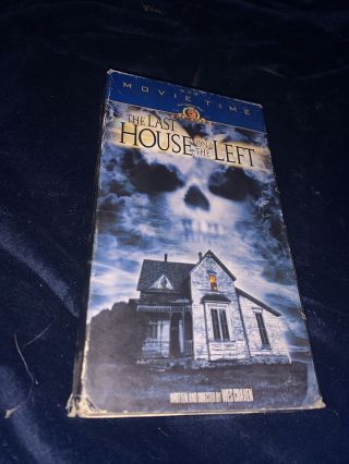 The Last House On The Left Vhs Wes Craven Horror 1972