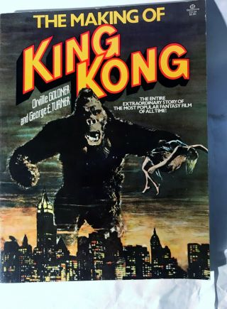 Vintage 1975 Book The Making Of King Kong Illustrated
