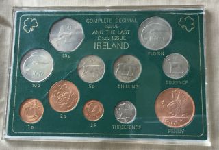 Ireland Complete Decimal Issue & Last Pound,  Shilling Pence Issue