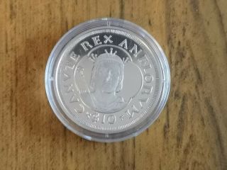 2008 British Virgin Islands Bvi Silver Proof $10 Ten Dollar Coin : 28.  3g :canute