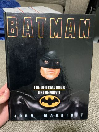 Batman: The Official Book Of The Movie By John Marriott (1989) - Hardcover