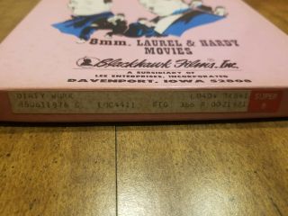 Laurel & Hardy Movies 8mm Dirty Work Blackhawk Films 8 2