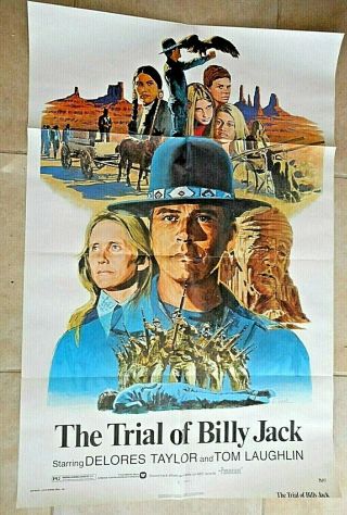 1 Sheet Poster The Trial Of Billy Jack 75/17 27 " X 41 "