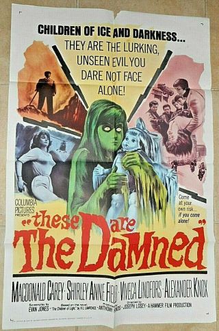 1 Sheet Poster These Are The Damned 1964