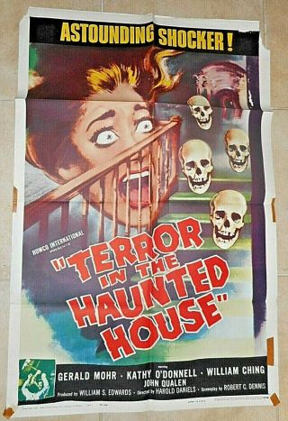 1 Sheet Poster,  Terror In The Haunted House 59/288