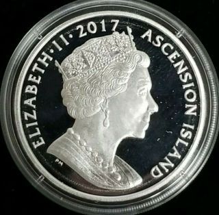 2017 1 Crown Ascension Island Proof