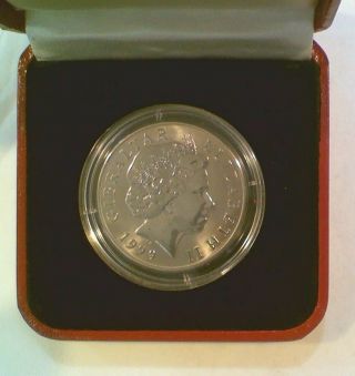 1999 Gibraltar 5 Pounds Pobjoy Titanium Limited to 25000 Coins 2