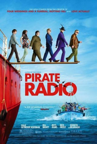 Pirate Radio Aka The Boat That Rocked Great 27x40 D/s Movie Poster