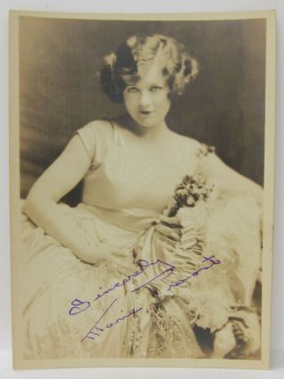 Vintage Hollywood Fan Photo Marie Prevost - Hand Signed