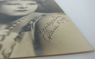 Vintage Hollywood Fan Photo Allene Ray - Hand Signed 3
