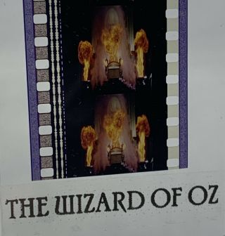The Wizard Of Oz Authentic Movie Film 5 - Cells Strip The Great And Powerful Oz