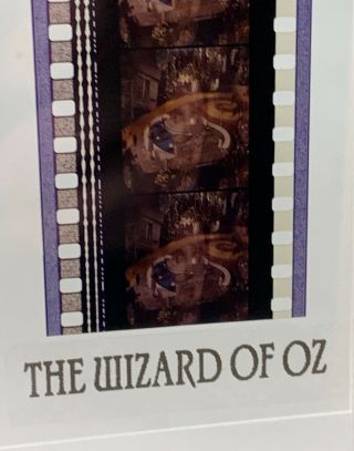 The Wizard Of Oz Authentic Movie Film 5 - Cells Strip The Yellow Brick Road