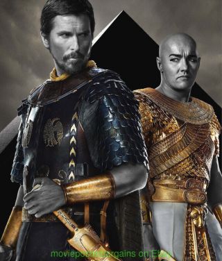 Exodus : Gods And Kings Movie Poster Ds 27x40 Christian Bale Spanish Version