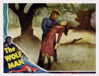 Lon Chaney Jr The Wolfman Classic 8x10 Movie Poster