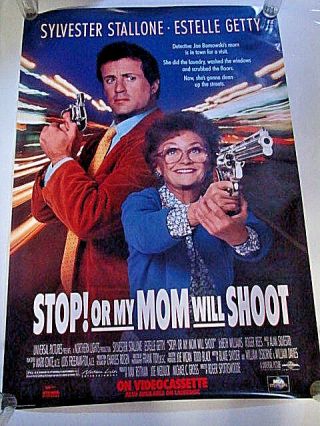 1992 Stop Or My Mom Will Shoot Movie Poster - Rolled - Stalone