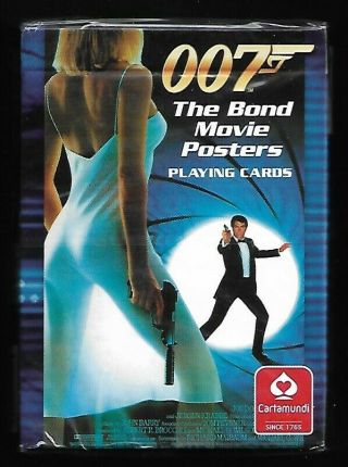 James Bond 007 Playing Cards " New/ " The Bond Movie Posters
