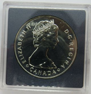 1985 Canada Silver $1 One Dollar Coin National Parks 1885 - 1985 2