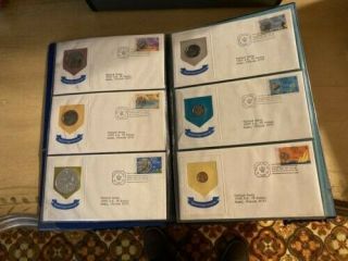 1st Official Coinage Of British Virgin Islands & First Day Covers (proof Coins)