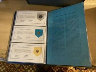 1st Official Coinage Of British Virgin Islands & First Day Covers (Proof Coins) 3