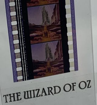 The Wizard Of Oz Authentic Movie Film 5 - Cells Strip The Emerald City Of Oz