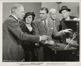 Mary Astor,  Lyle Talbot 1936 Scene Still Trapped By Television