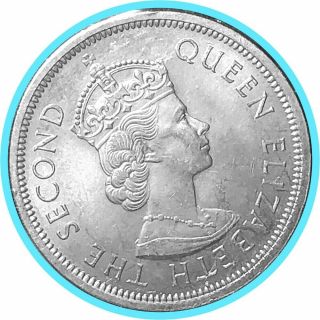 1960 H Hong Kong $1 Dollar Unc.