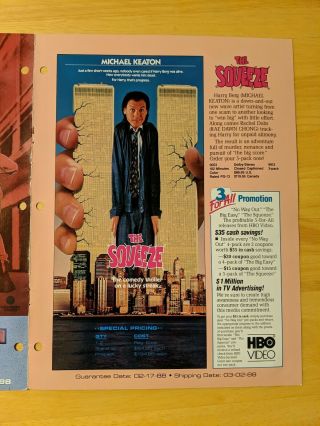 VHS Promo Ads: Red Heat / The Squeeze / Hide and Go Shriek / Miami Horror 1988 2