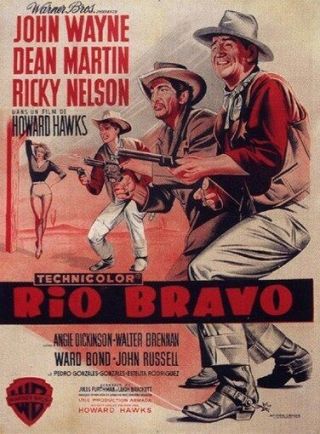 Rio Bravo Movie Poster John Wayne - Dean Martin 2