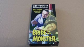 Vintage Movie Vhs Video Horror Ed Wood Bride Of The Monster Bela Lugosi