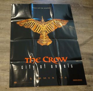 1996 The Crow City Of Angels Movie Poster 27 " X 41 "