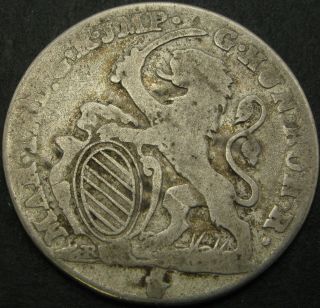 Austrian Netherlands 1 Escalin 1752 - Silver - Maria Theresia - Vg/f - 1126 ¤