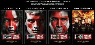 The Hunger Games Mocking Jay Part 2 Collectible Ticket Limited Edition Film Cell