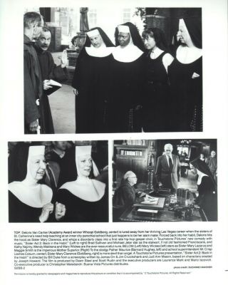 Sister Act 2: Back In The Habit (1993) 8x10 Black & White Photo 2
