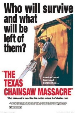 Texas Chainsaw Massacre Movie Poster - 1974 Tobe Hooper