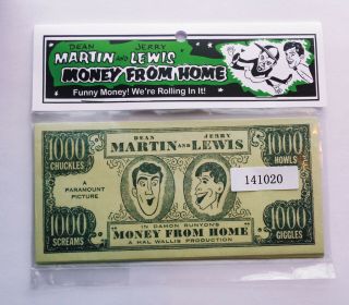 Dean Martin & Jerry Lewis Funny Money Movie Promotion Package