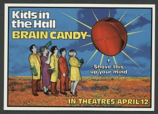 1996 Movie Max Rack Postcard Kids In The Hall: Brain Candy Lorne Michaels Prod.