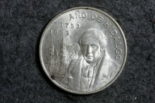 1953 - Mexico,  5 Pesos,  Ano De Hidalgo, .  643 Silver J15685