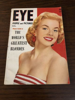 Eye People And Pictures August 1955 Marilyn Monroe And More
