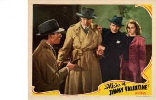 Affairs Of Jimmy Valentine 1942 Release Lobby Card O 