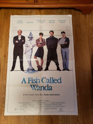 A Fish Called Wanda 1988 Os 27x41 Movie Poster 1 Sheet