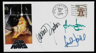 Star Wars Iv Autograph Reprints Featured On Ltd Edt Collector Envelope 1288