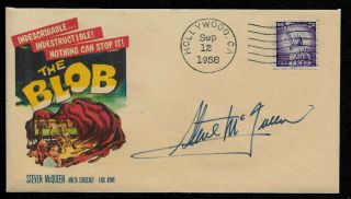 1958 The Blob Autograph Reprint Featured On Collector Envelope Op1255