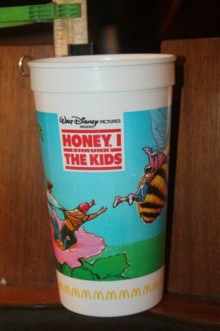 Vintage Souvenir Plastic Cup 1988 Walt Disney 