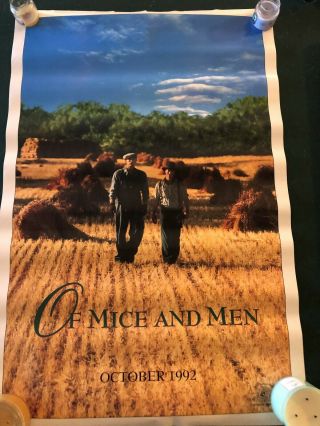 Of Mice And Men Movie Poster 27x40 - Gary Sinise/john Malkovich