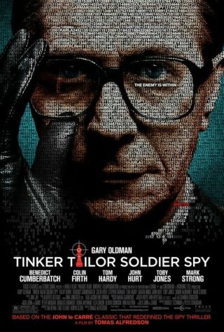 Tinker Tailor Soldier Spy Movie Poster 27x40 D/s Gary Oldman Tom Hardy Mank