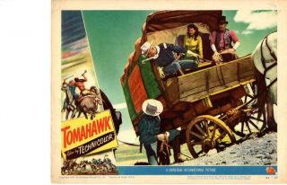 Tomahawk 1951 Release Lobby Card Western Van Heflin Yvonne De Carlo