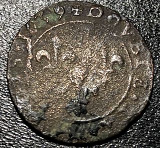 1639 France Double Tournois King Louis XIII Rare French Medieval Coin 8 2